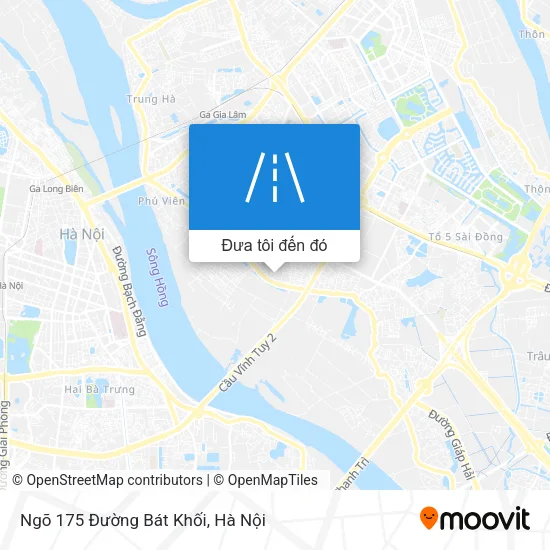 Bản đồ Ngõ 175 Đường Bát Khối