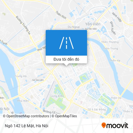 Bản đồ Ngõ 142 Lệ Mật