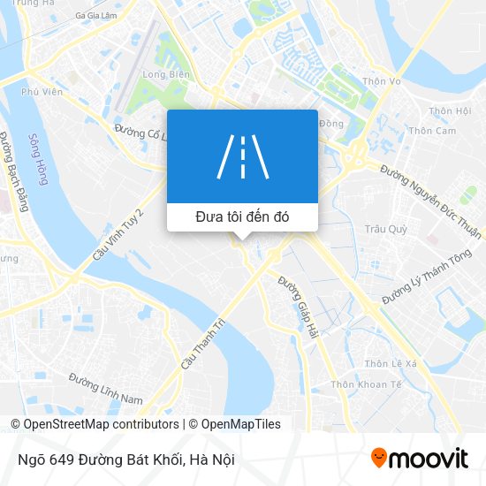 Bản đồ Ngõ 649 Đường Bát Khối