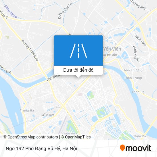 Bản đồ Ngõ 192 Phô Đặng Vũ Hỷ