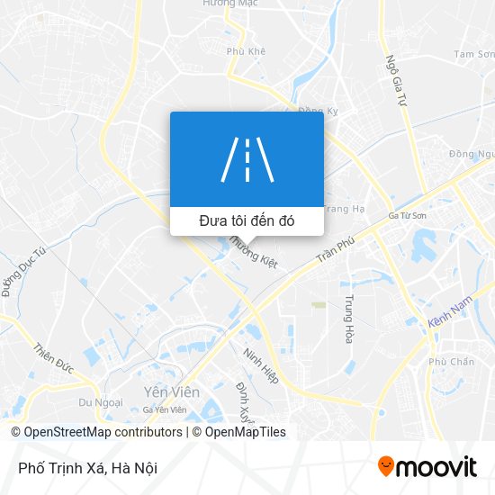 Bản đồ Phố Trịnh Xá
