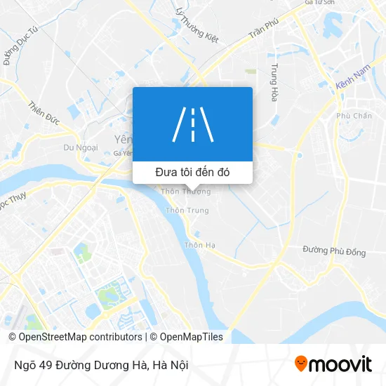 Bản đồ Ngõ 49 Đường Dương Hà