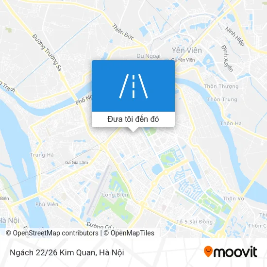 Bản đồ Ngách 22/26 Kim Quan