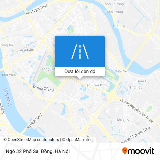 Bản đồ Ngõ 32 Phố Sài Đồng