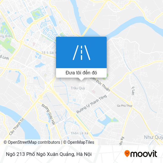 Bản đồ Ngõ 213 Phố Ngô Xuân Quảng