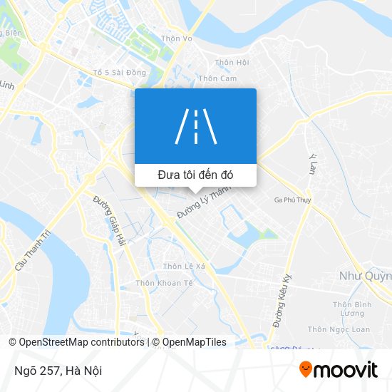 Bản đồ Ngõ 257