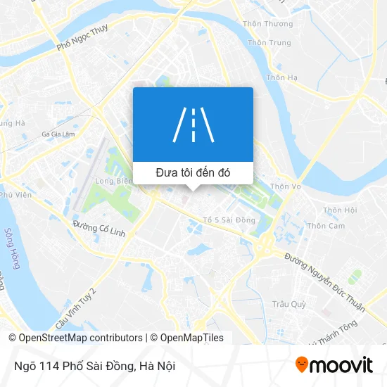 Bản đồ Ngõ 114 Phố Sài Đồng