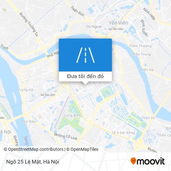 Bản đồ Ngõ 25 Lệ Mật