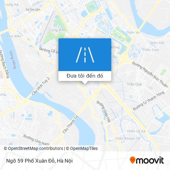 Bản đồ Ngõ 59 Phố Xuân Đỗ