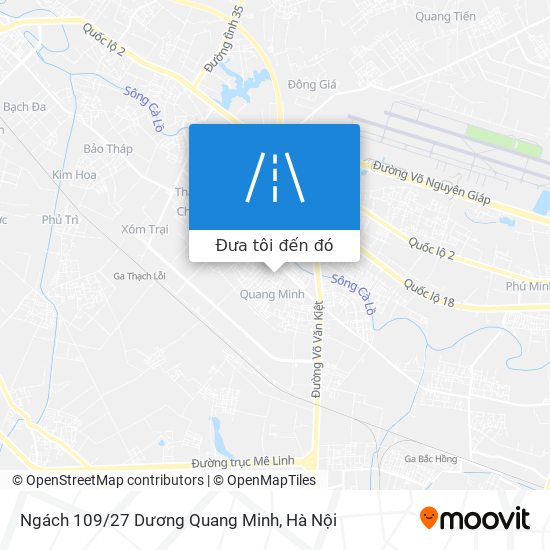 Bản đồ Ngách 109/27 Dương Quang Minh