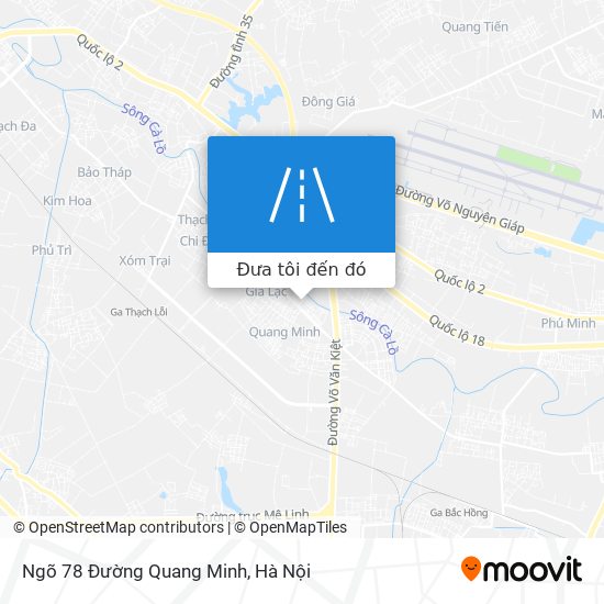 Bản đồ Ngõ 78 Đường Quang Minh