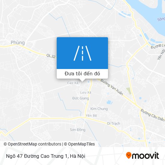 Bản đồ Ngõ 47 Đường Cao Trung 1