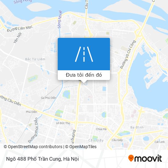 Bản đồ Ngõ 488 Phố Trần Cung