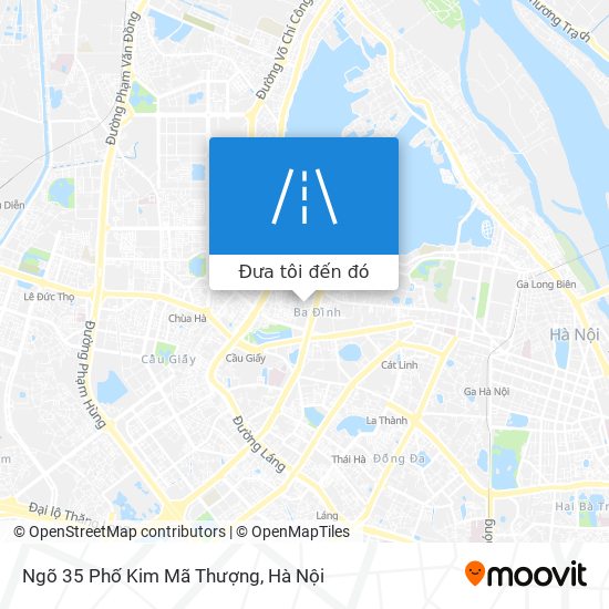 Bản đồ Ngõ 35 Phố Kim Mã Thượng