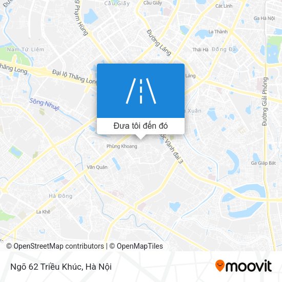 Bản đồ Ngõ 62 Triều Khúc