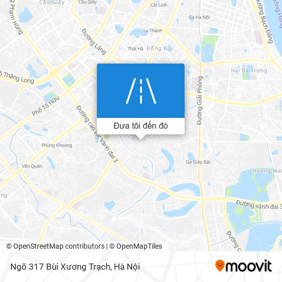 Bản đồ Ngõ 317 Bùi Xương Trạch