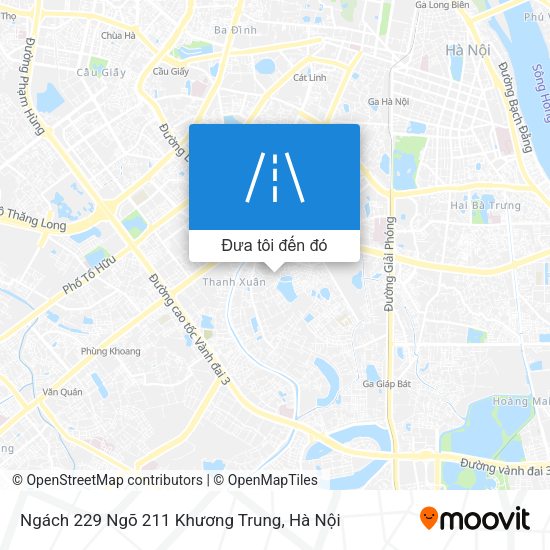 Bản đồ Ngách 229 Ngõ 211 Khương Trung