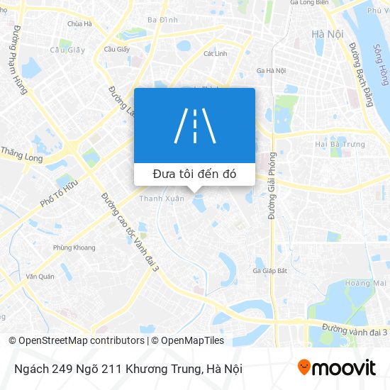 Bản đồ Ngách 249 Ngõ 211 Khương Trung
