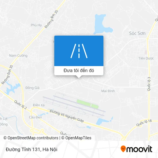 Bản đồ Đường Tỉnh 131