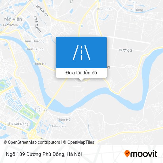 Bản đồ Ngõ 139 Đường Phù Đổng