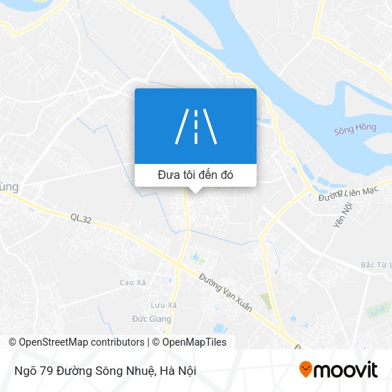 Bản đồ Ngõ 79 Đường Sông Nhuệ
