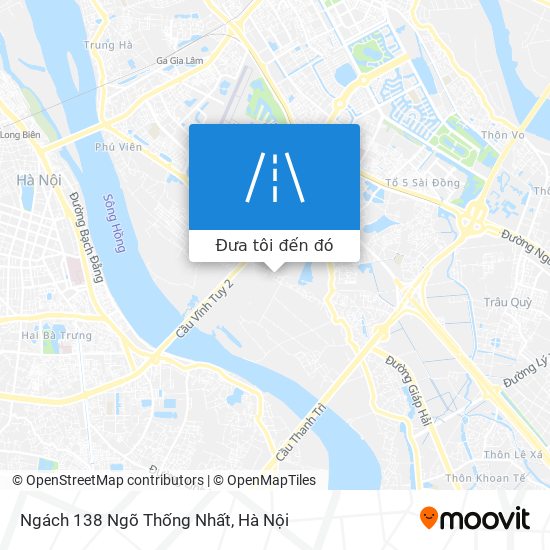 Bản đồ Ngách 138 Ngõ Thống Nhất