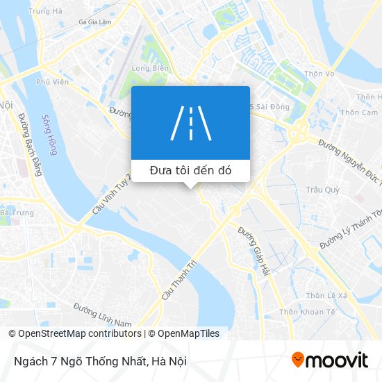 Bản đồ Ngách 7 Ngõ Thống Nhất