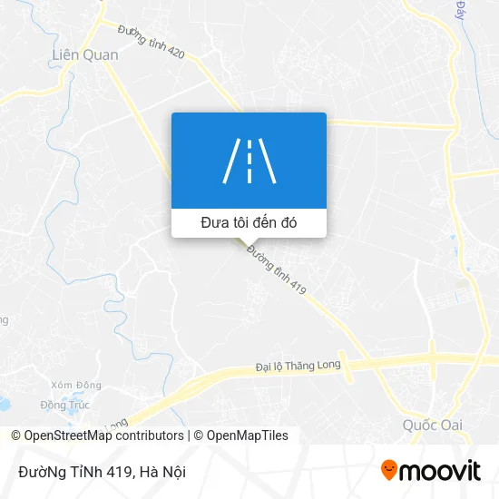 Bản đồ ĐườNg TỉNh 419
