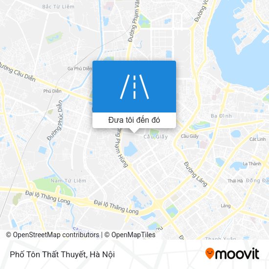 Bản đồ Phố Tôn Thất Thuyết