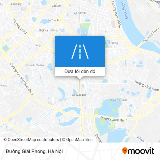 Bản đồ Đường Giải Phóng