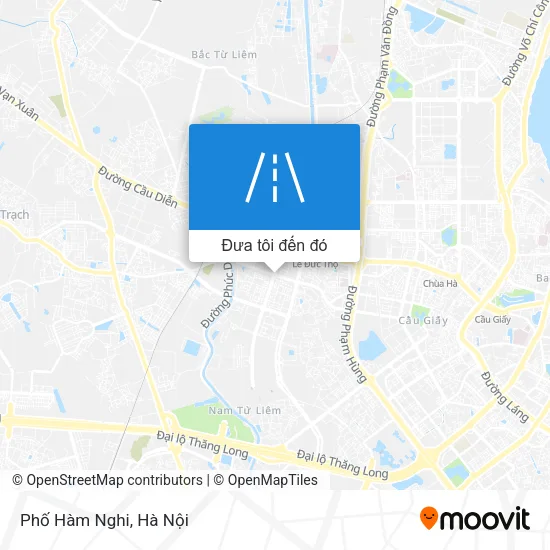 Bản đồ Phố Hàm Nghi