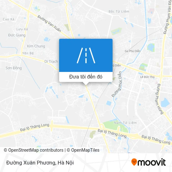 Bản đồ Đường Xuân Phương