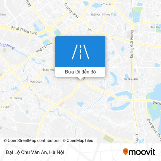 Bản đồ Đại Lộ Chu Văn An