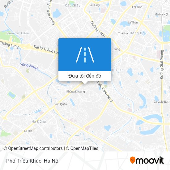 Bản đồ Phố Triều Khúc