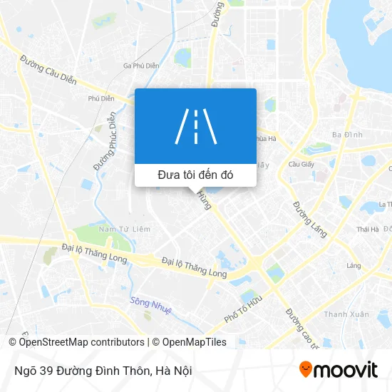 Bản đồ Ngõ 39 Đường Đình Thôn