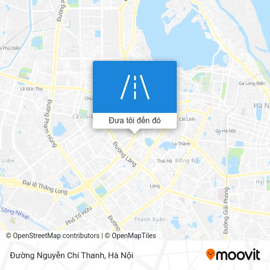Bản đồ Đường Nguyễn Chí Thanh