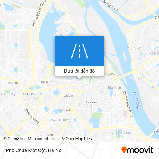 Bản đồ Phố Chùa Một Cột