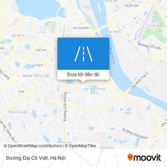 Bản đồ Đường Đại Cồ Việt