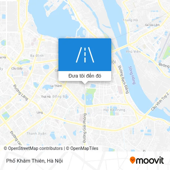 Bản đồ Phố Khâm Thiên