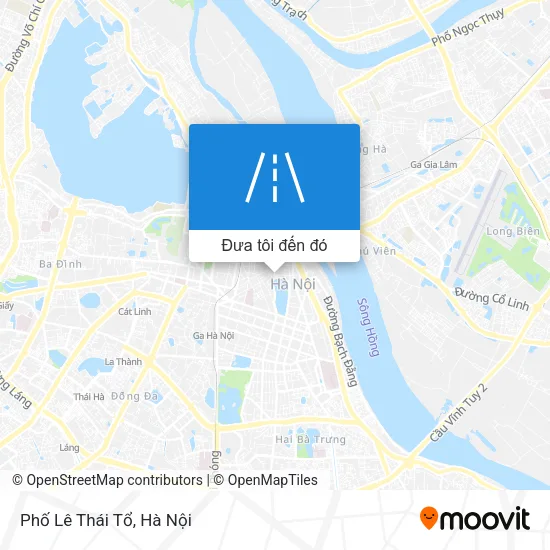 Bản đồ Phố Lê Thái Tổ