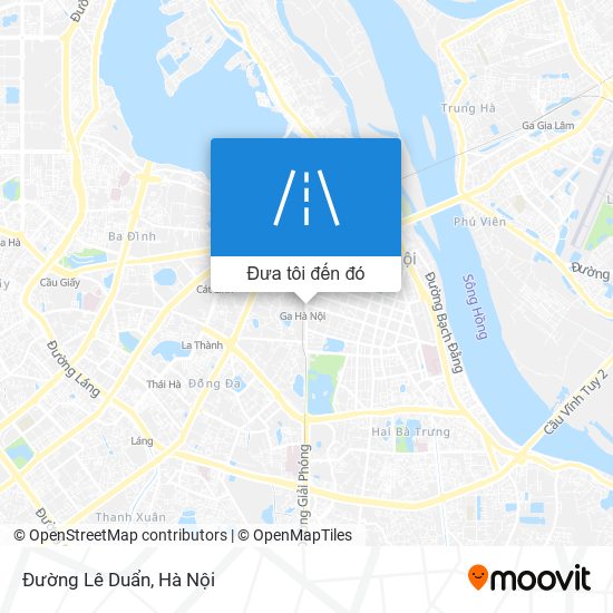 Bản đồ Đường Lê Duẩn