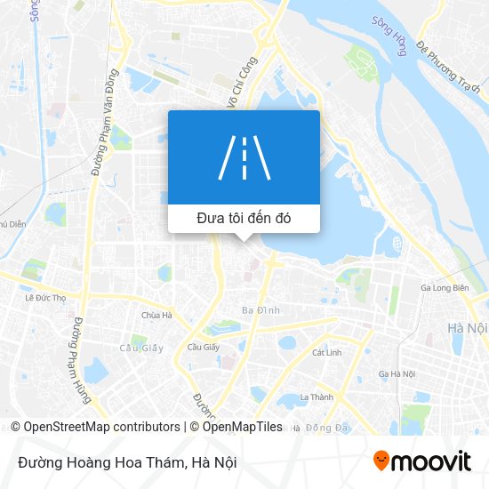Bản đồ Đường Hoàng Hoa Thám