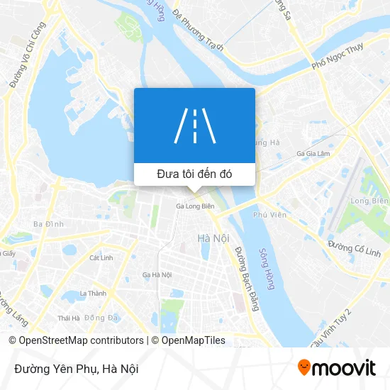 Bản đồ Đường Yên Phụ