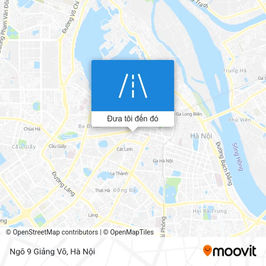 Bản đồ Ngõ 9 Giảng Võ