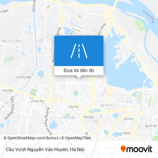 Bản đồ Cầu Vượt Nguyễn Văn Huyên