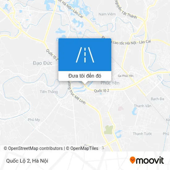 Bản đồ Quốc Lộ 2