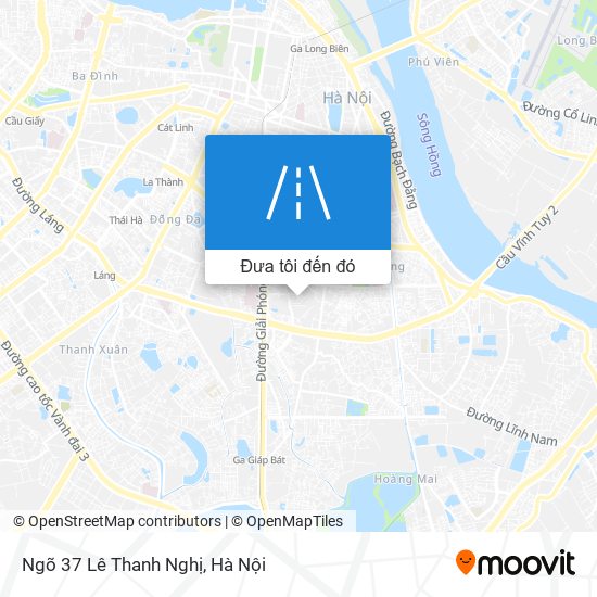 Bản đồ Ngõ 37 Lê Thanh Nghị