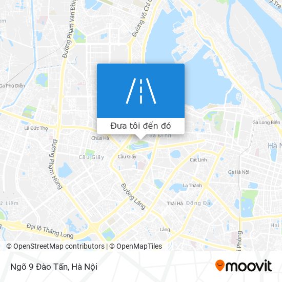Bản đồ Ngõ 9 Đào Tấn