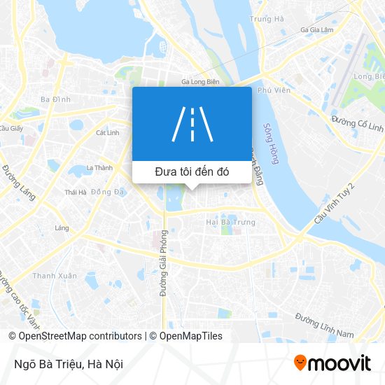 Bản đồ Ngõ Bà Triệu