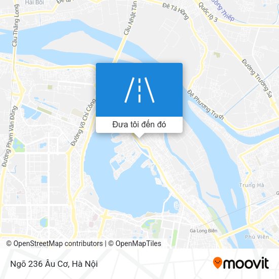 Bản đồ Ngõ 236 Âu Cơ